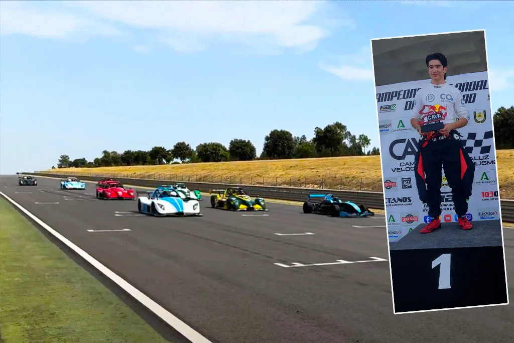 William Deecke WDRacing podium P1 Monteblanco CAVA Radical Spain 2025 Championship